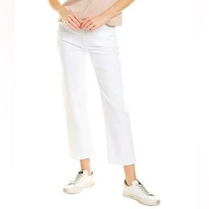 Hudson Noa Mid-Rise Straight Jeans, White